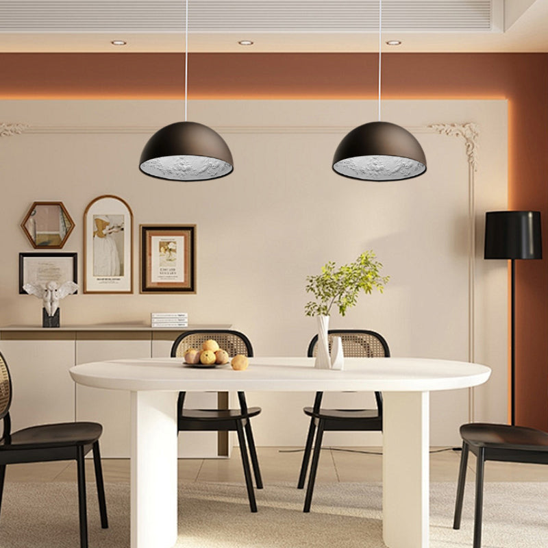 Modern Creative Semicircular Glass Pendant Light