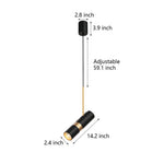 Creative Cylindrical Led Three Step Dimming Modern Pendant Lights Hanging Lamp