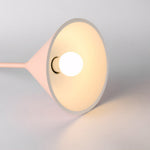 1 Light Resin Pink Figura Arc Pendant Lamp