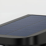 Modern Led Black Outdoor Solar Wall Lights With Motion Sensor