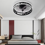 Round Led Bladeless Ceiling Fan Ha082858
