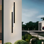 3 Light Combined Linear Wall Lights 3 Led Rectangle Bar Outdoor Wall Light