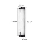 Rectangular Outdoor Sconce Lighting Ha093071