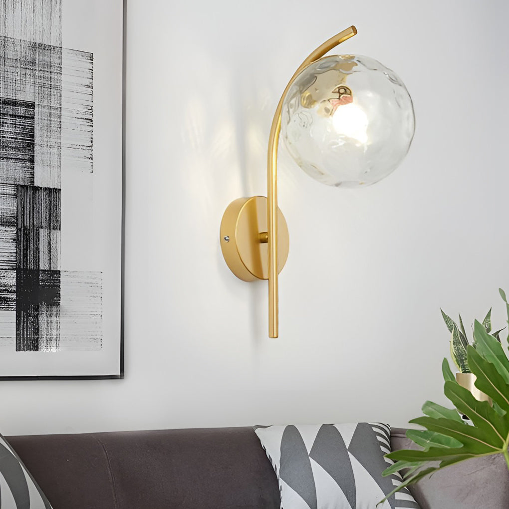 Ball Shaped Led Nordic Plug In Wall Sconce Lighting