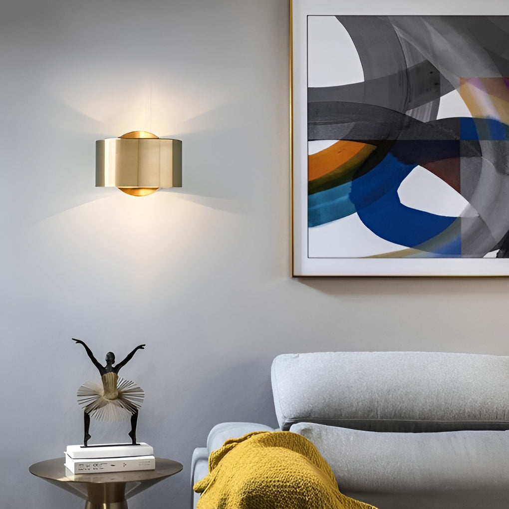 Up And Down Lights Gold Nordic Wall Lamp