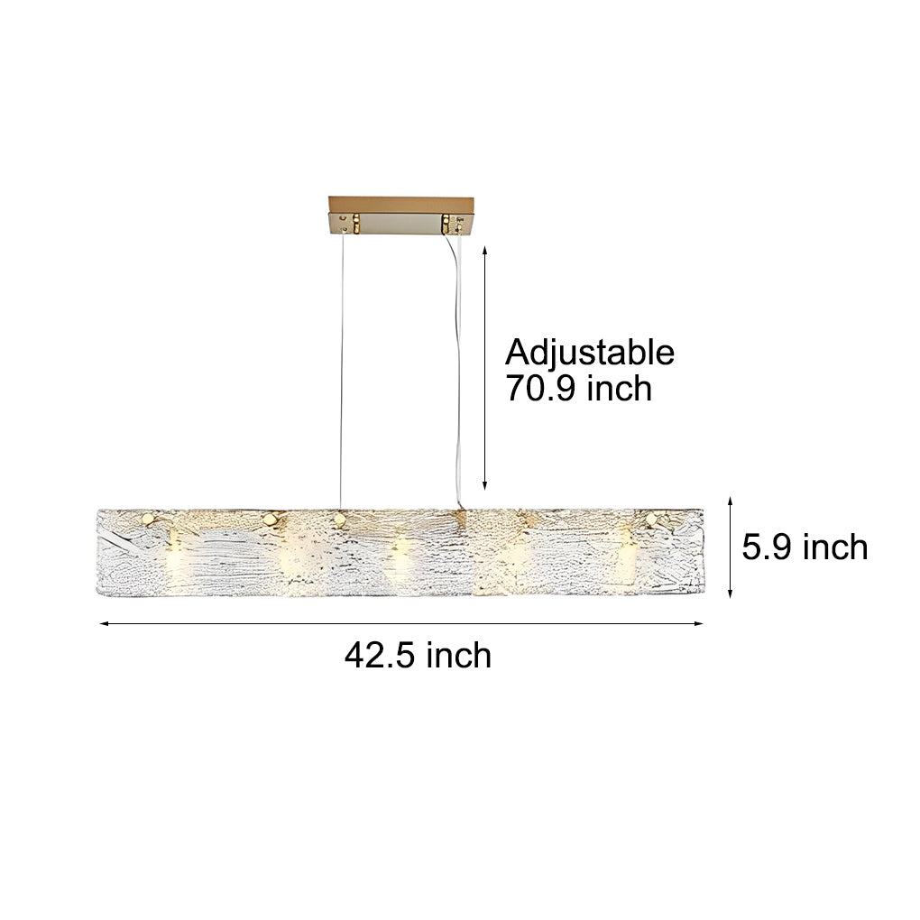 Minimalist Long Strip Chandelier Ha097857