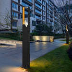 Modern Rectangular Glass LED Pathway Lights for Elegant Outdoor Spaces