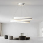 Rotating White Nordic Chandelier Ha083139