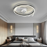 Round Modern Bladeless Ceiling Fans Ha082733