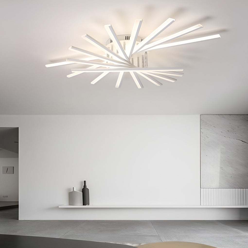 Creative Strip Stepless Dimming Led Chandelier Li002021