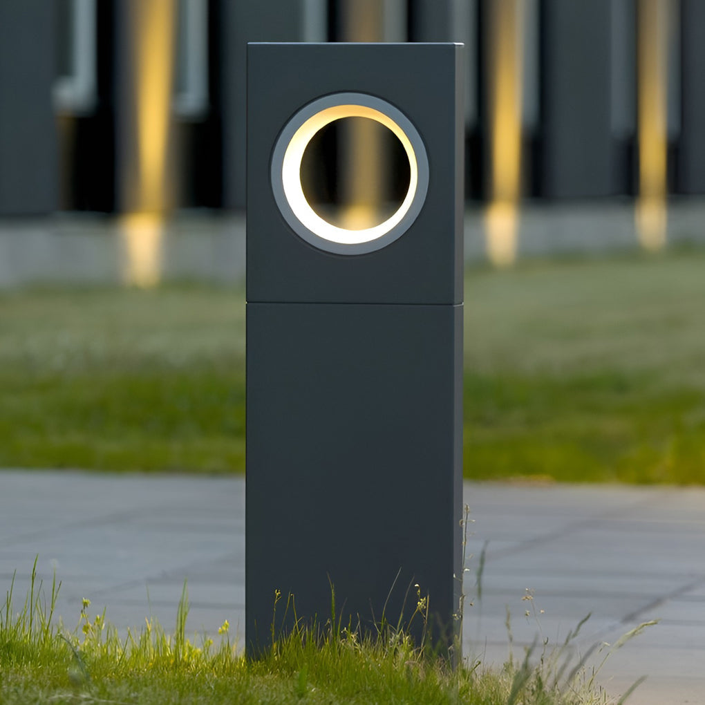 7W Led Black Modern Outdoor Pathway Light