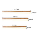 Wooden Led Bathroom Vanity Light Plastic Shade