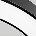 Curved Slim C Shape Led Pendant Half Circle Hanging Profile Light For Office
