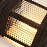 Vintage Waterproof Solar Fence Post Light Ha083051