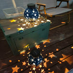 Led Stars Projection Solar Outdoor Lantern Li002457