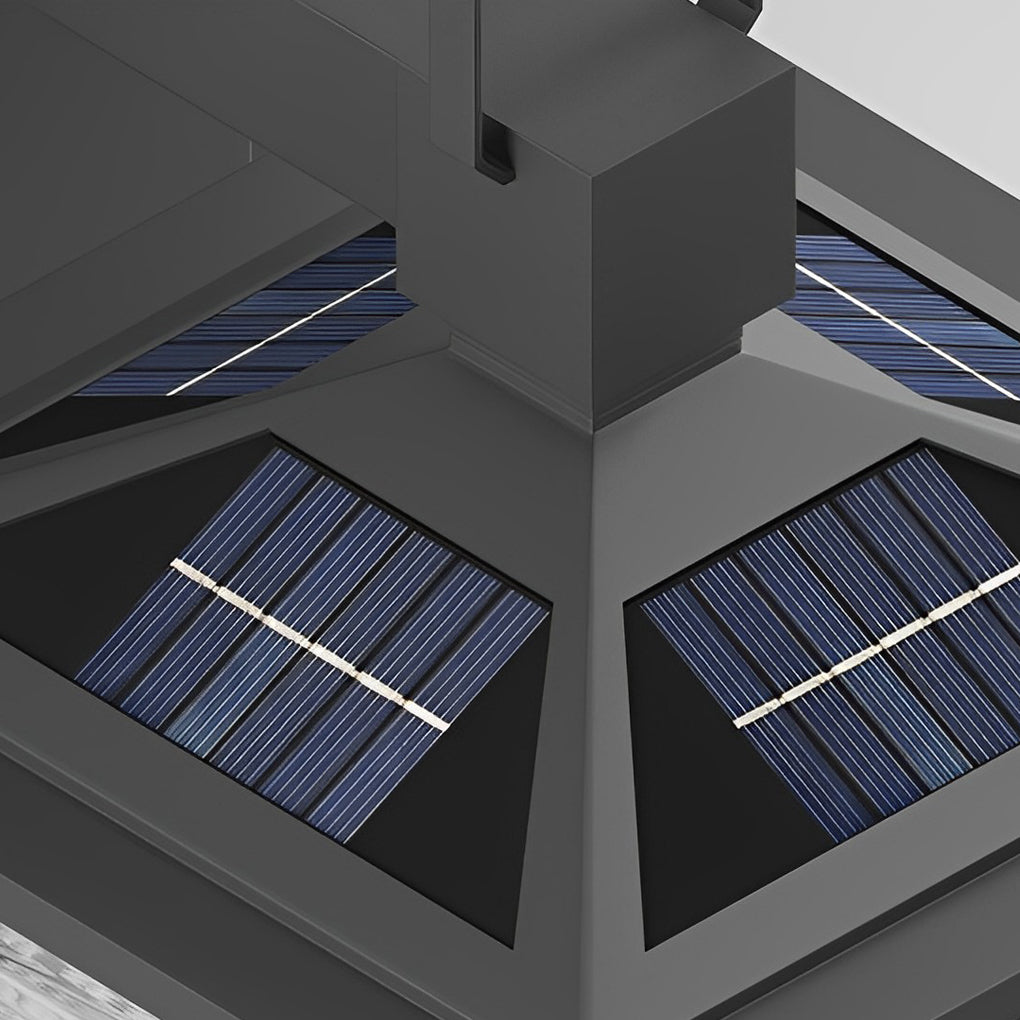 Thickened Retro Solar Outdoor Wall Light Ha084159