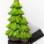 Solar LED Christmas Tree Lawn Light – Waterproof Resin Garden Sculpture