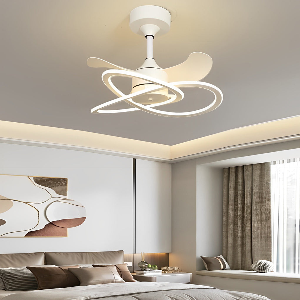 Waves Flower Bladeless Ceiling Fans Ha082734