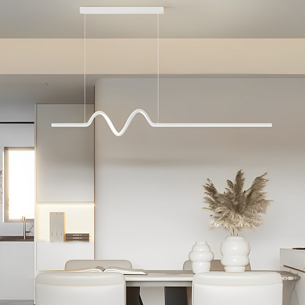 Wavy Strip Led Pendant Light Li002328