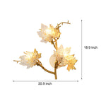 Maple Leaves Glass Wall Lamp Li002587