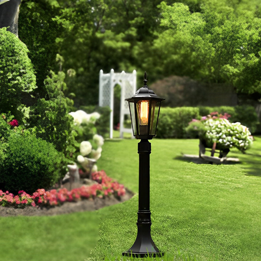 Retro Black Outdoor Pathway Light Li002091