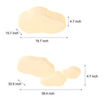 Romantic Clouds Three Step Dimming Led Milky White Modern Ceiling Lamp