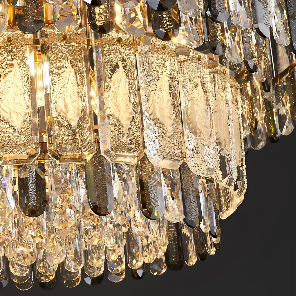 Round Crystal Postmodern Chandelier Light Ha092896
