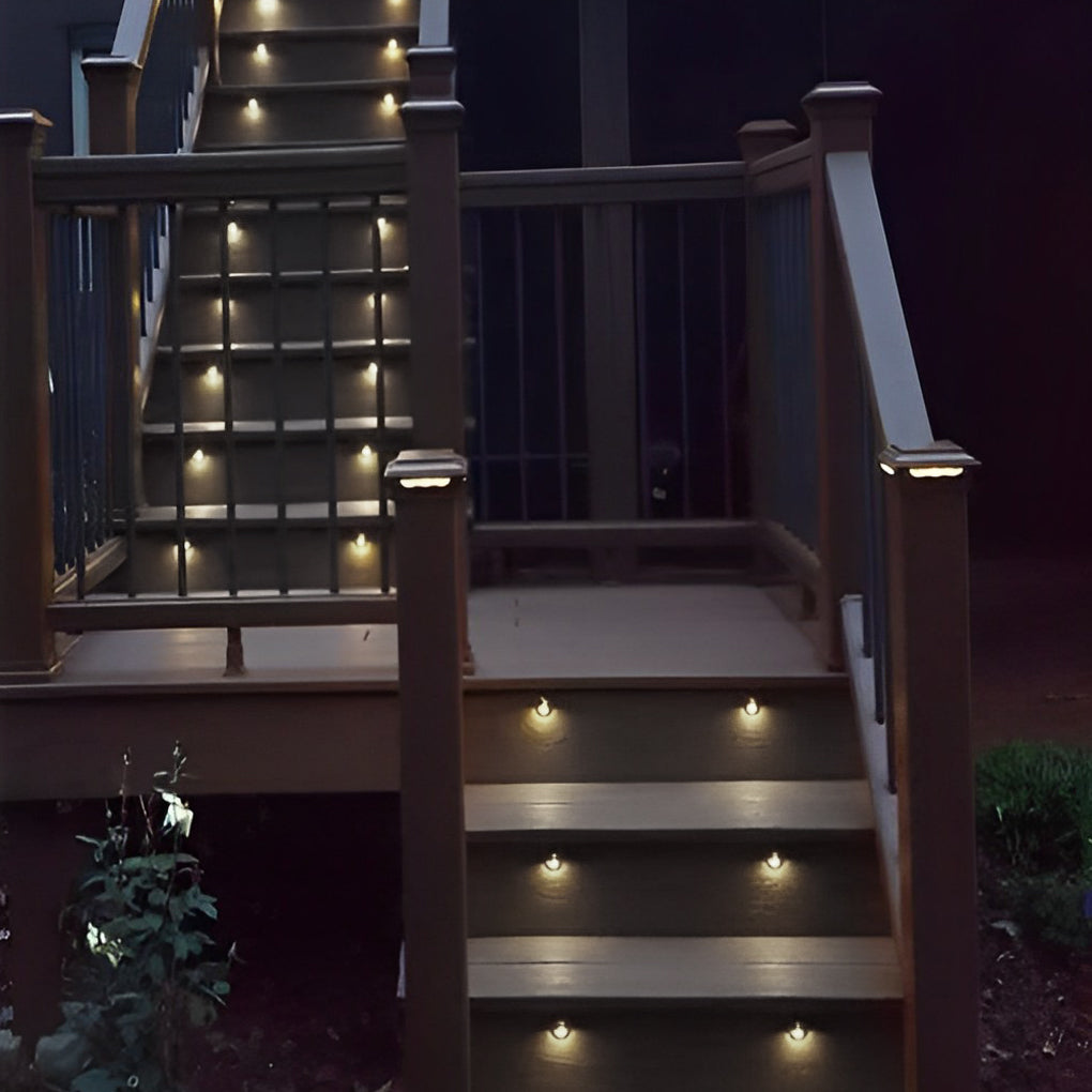 Hallf Moon 12 36V Low Voltage Led Deck Downward Lighting Wall Mounted Step Lights