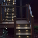 Hallf Moon 12 36V Low Voltage Led Deck Downward Lighting Wall Mounted Step Lights