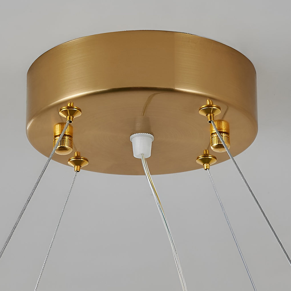 Round Crystal Pendant Light Li002000