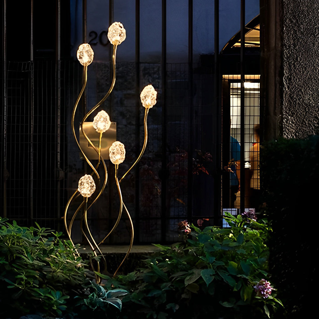 Flower Buds Decor Modern Lawn Light Ha080227