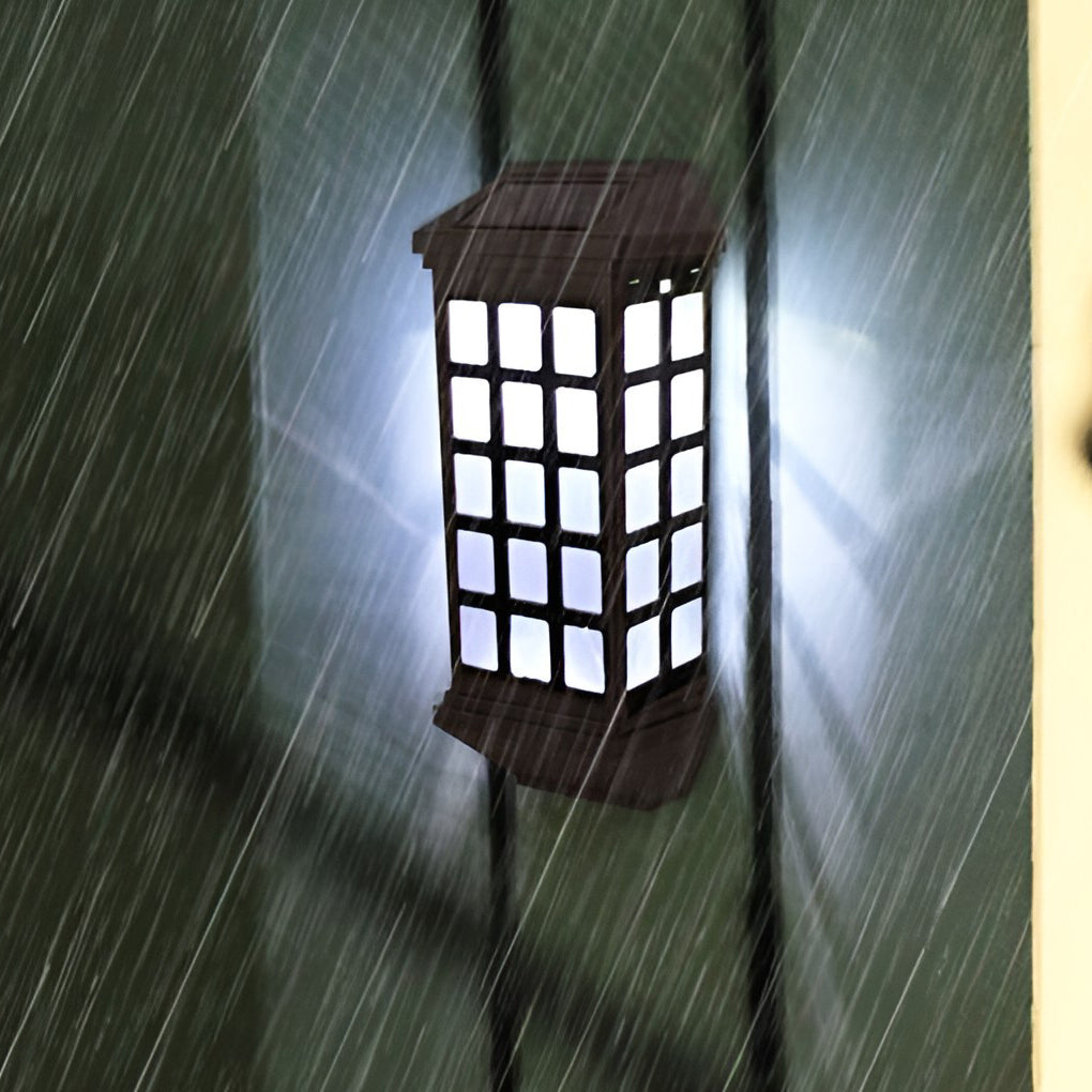 Solar Led Light Controlled Motion Sensor Modern Outdoor Wall Lamp