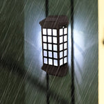 Solar Led Light Controlled Motion Sensor Modern Outdoor Wall Lamp