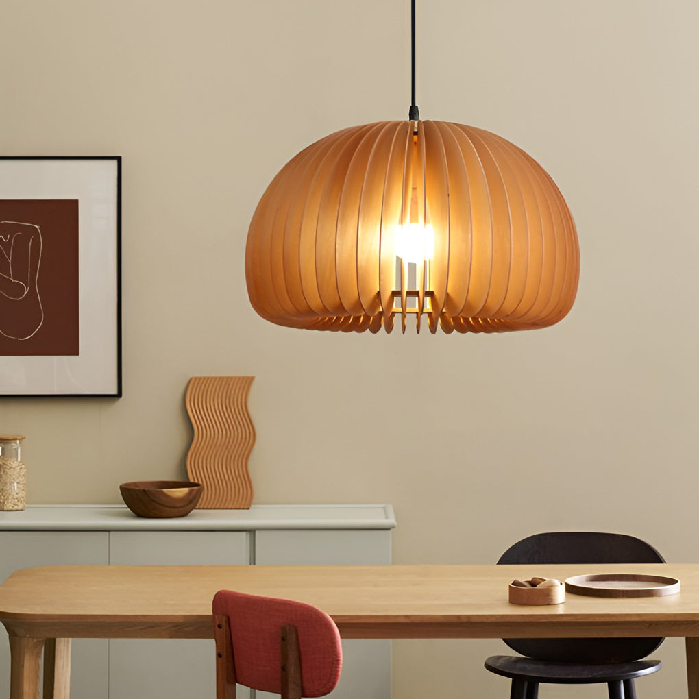 Pumpkin Shaped Pendant Light Li001916