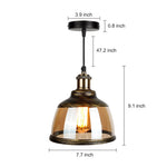 Antique Industrial Style Pendant Light Ha098880