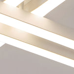 4 Light Modern Linear Parallax Ceiling Lamp Led Flush Mount Ceiling Light