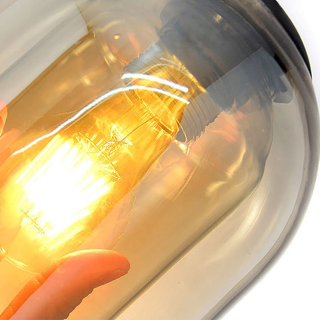 Nordic Minimalist Double-Layer Glass Wall Sconce for Modern Interiors