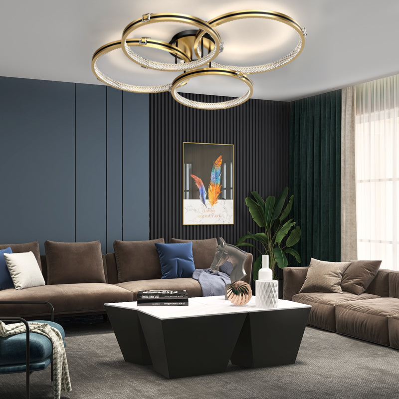 Rings Modern Led Ceiling Light Ha098317