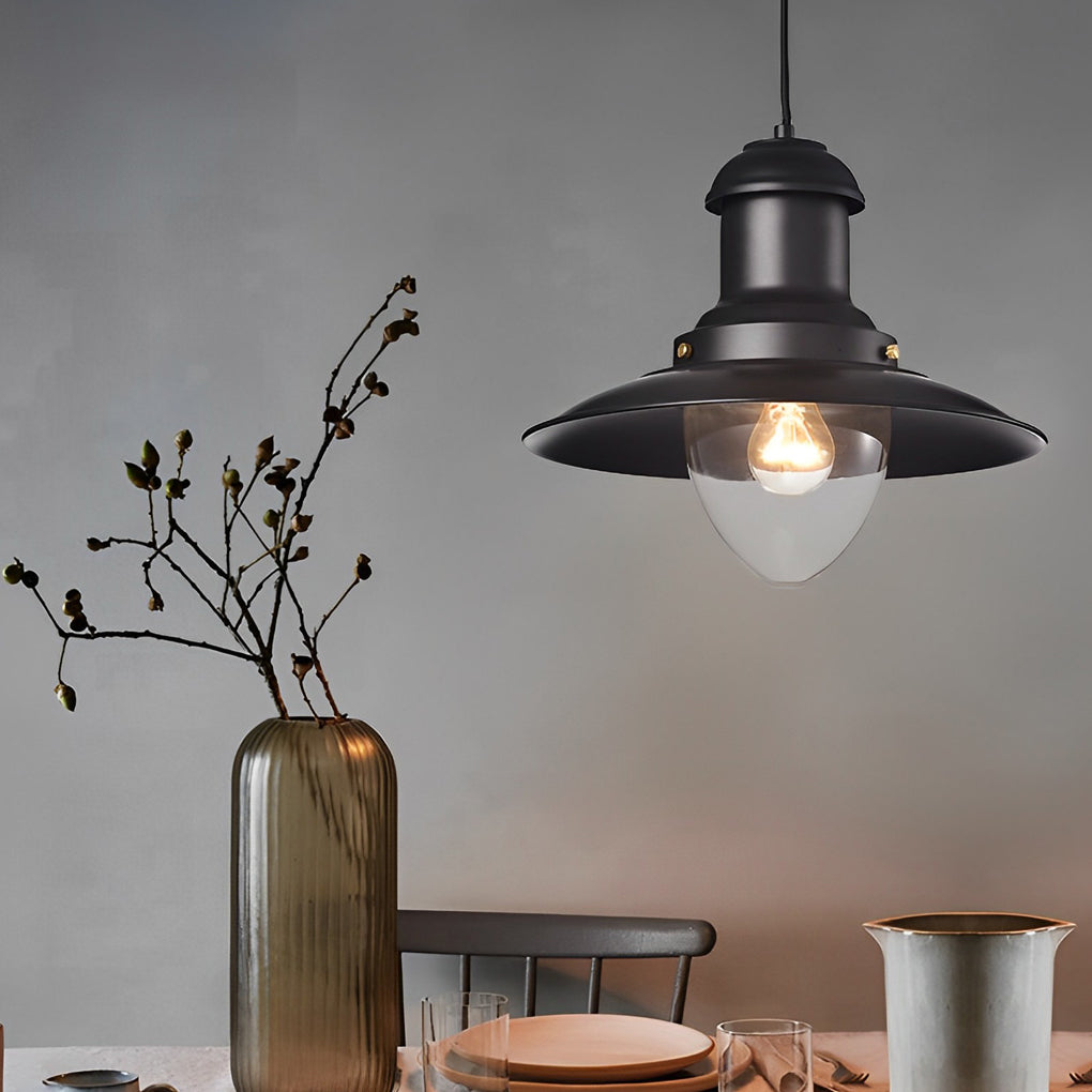 Round Retro Small Pendant Light Ha084471