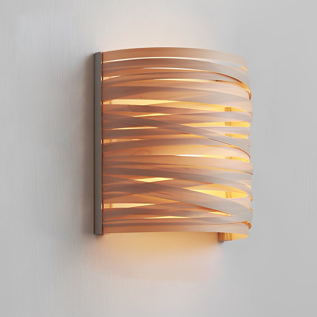 Semi Cylindrical Handmade Wall Lamp Li002348
