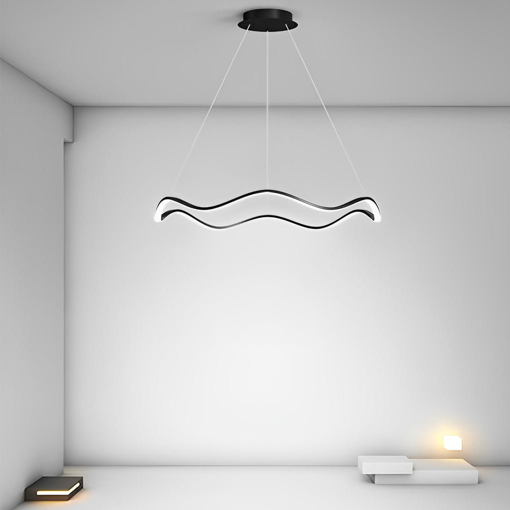 Circular Wavy Modern Ceiling Lamp Li002339