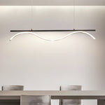 Linear Wave Design Led 1 Light Island Light 47 L