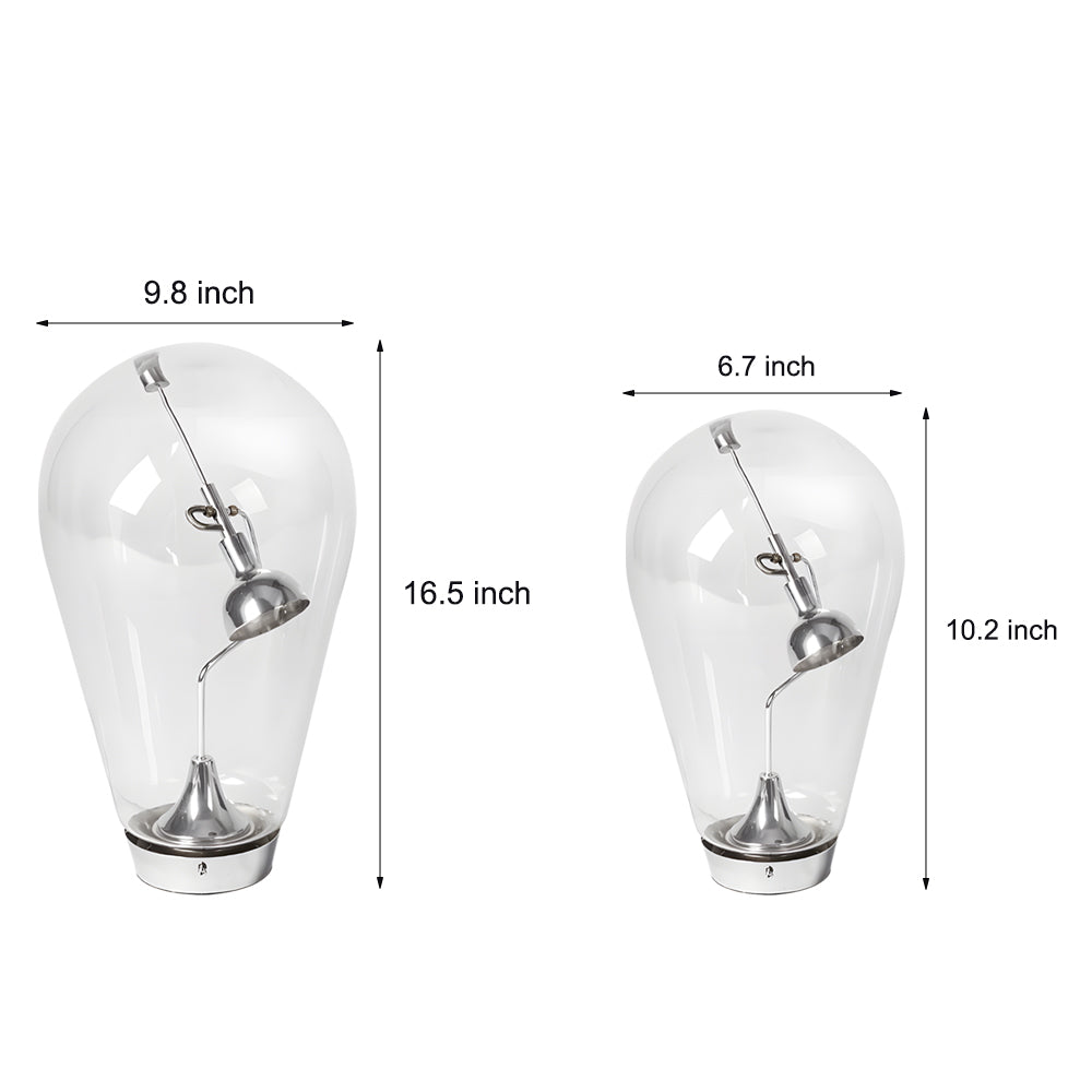 Touch Dimming Glass Bulb Desk Lamp