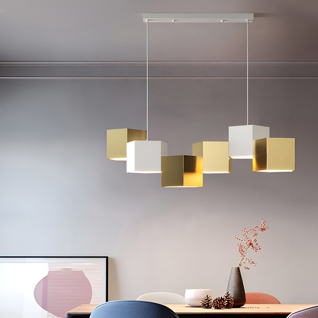 Geometric Led Industrial Style Pendant Light