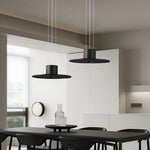 Round Plate Shaped Led Modern Pendant Light