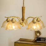 Cracked Glass Retro Chandelier Li001930