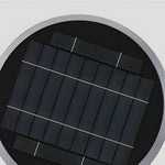 Modern Round Dual Motion Sensor Led Solar Garden Post Lights