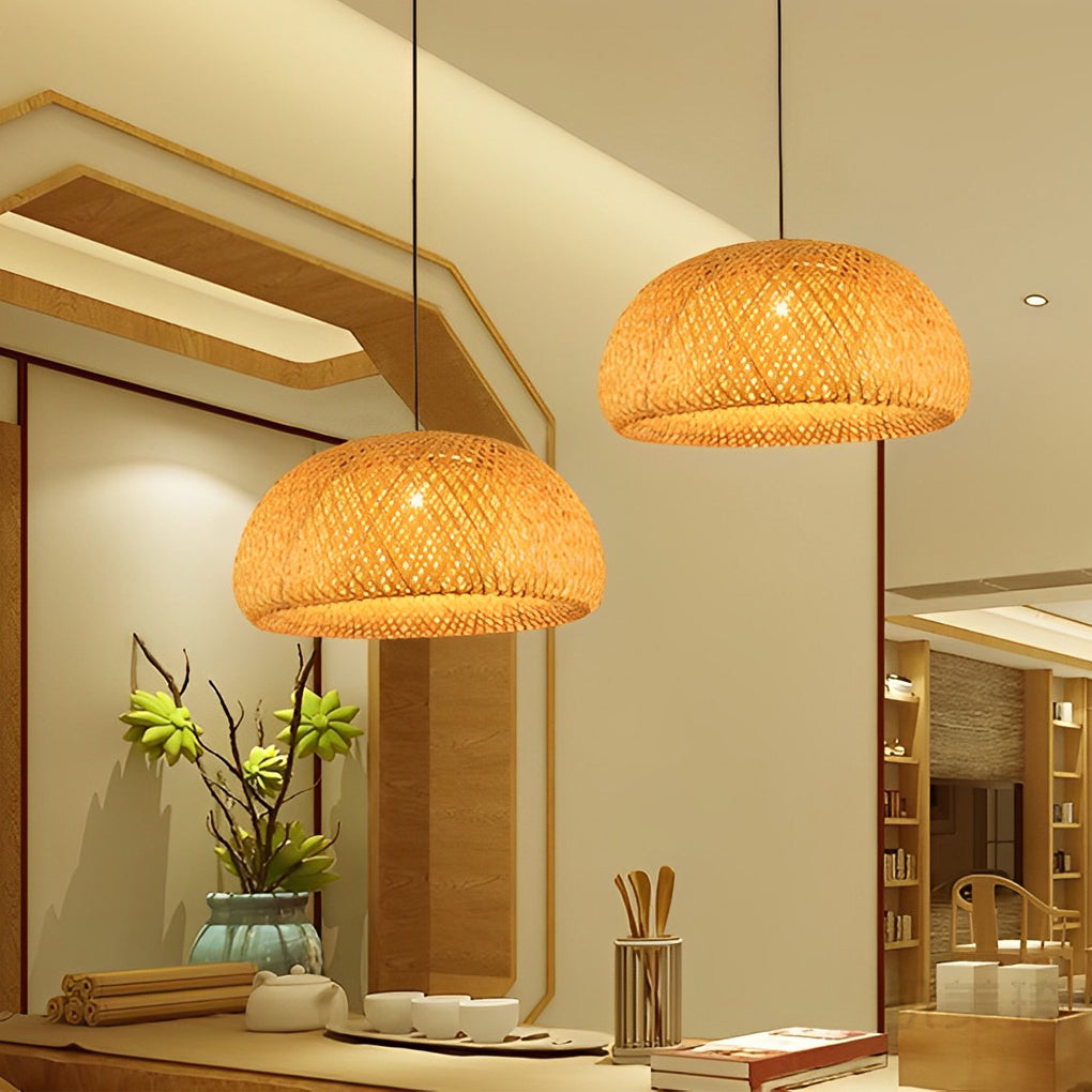 Bamboo Lantern Led Chandelier Li002202