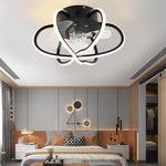 Round Flower Cage Ceiling Fans Lamp Ha082887