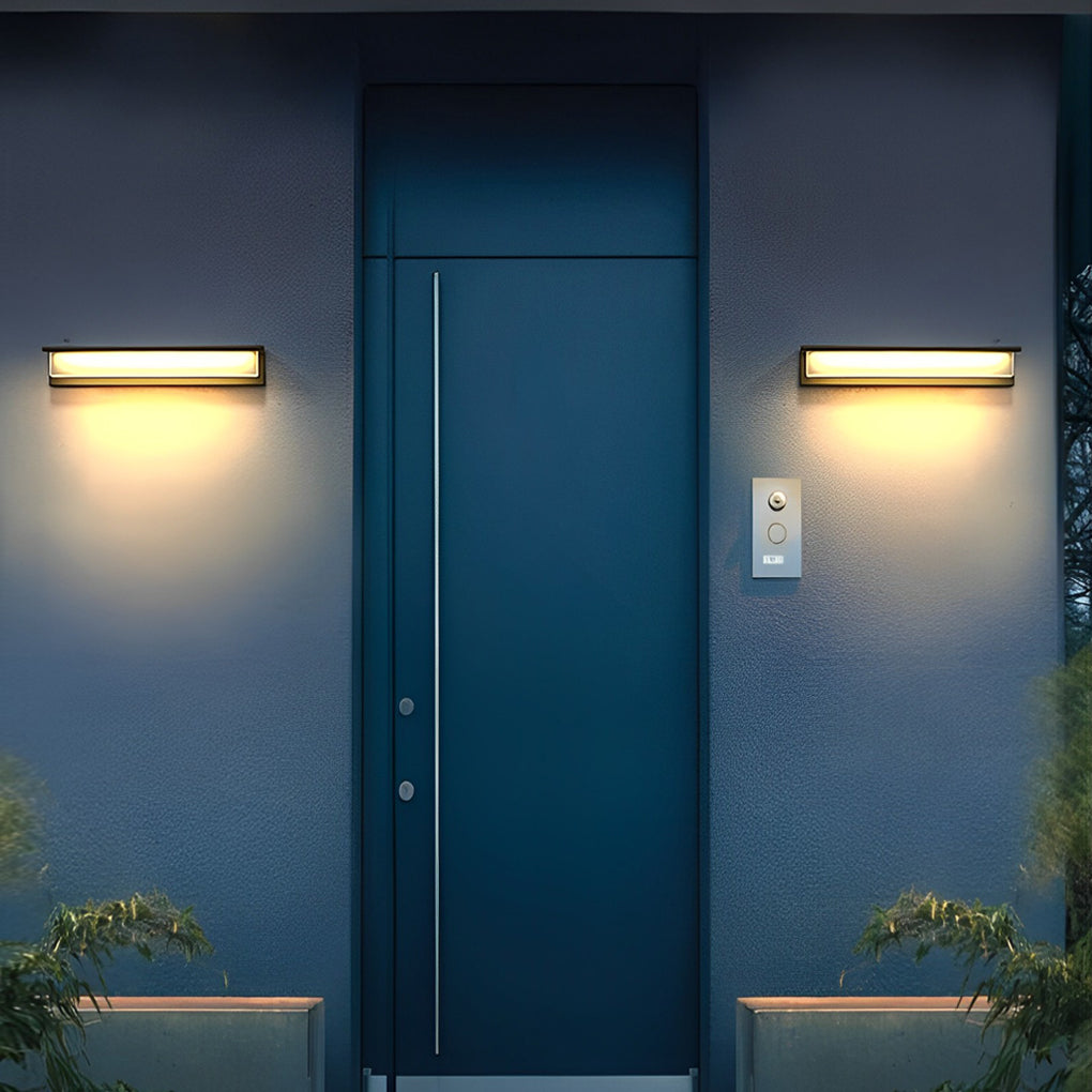 Rectangular Solar Wall Lamp Li002371